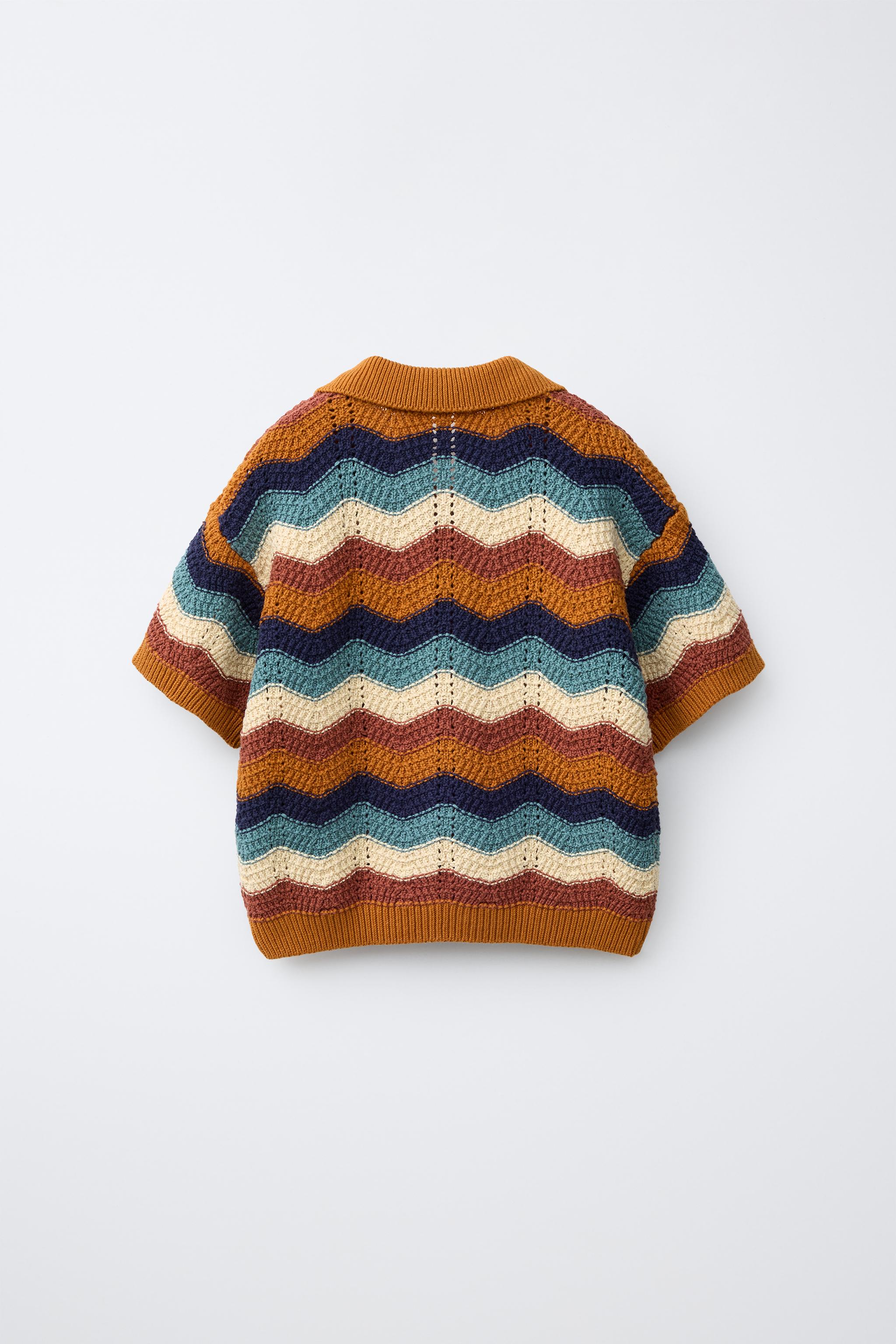 CROCHET KNIT SHIRT